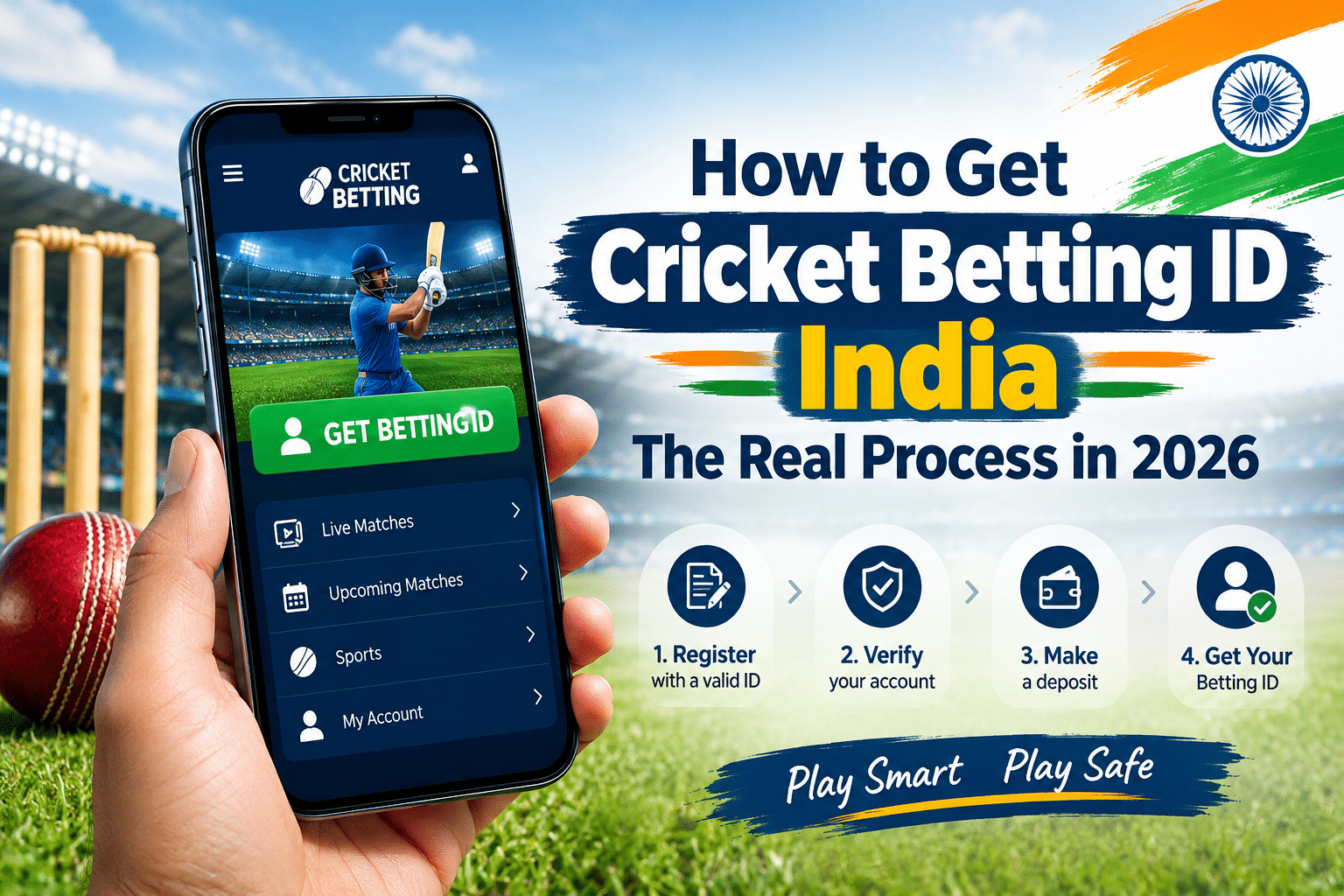 how to get cricket betting id india