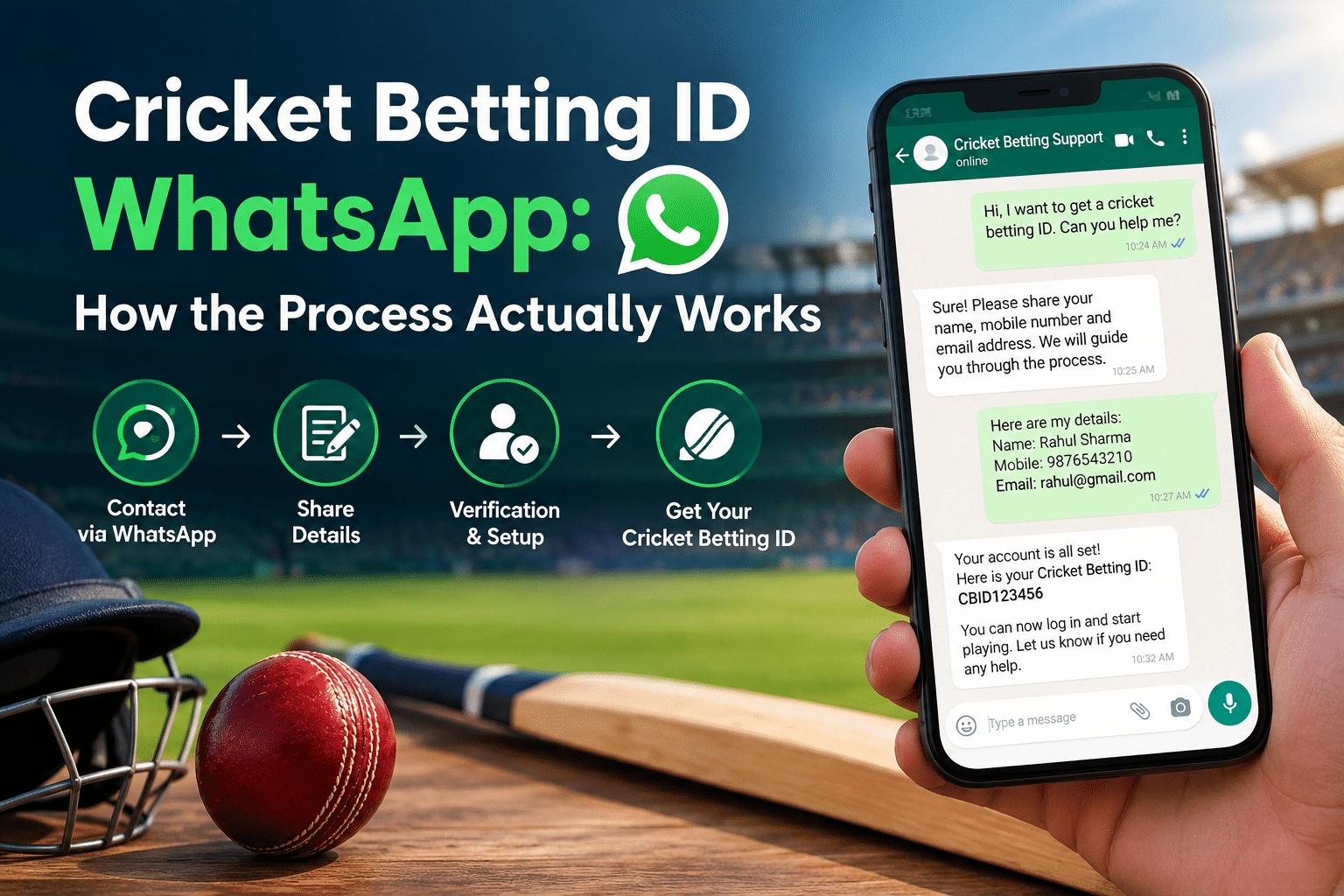 cricket betting ID WhatsApp