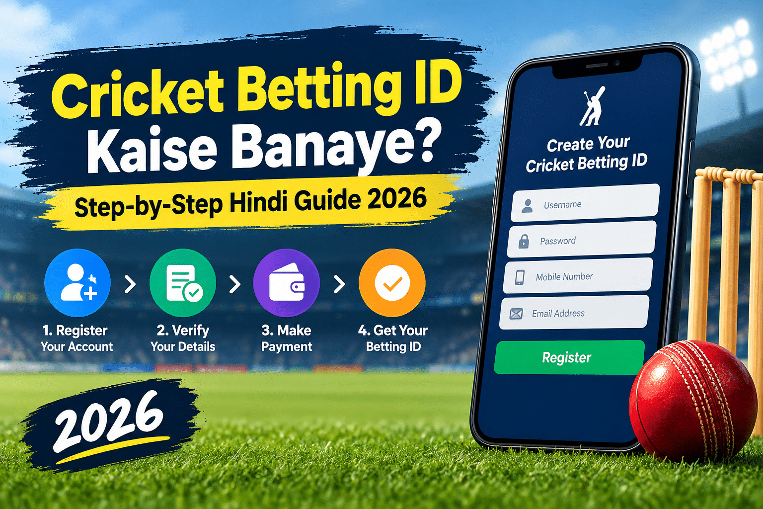 cricket betting id kaise banaye